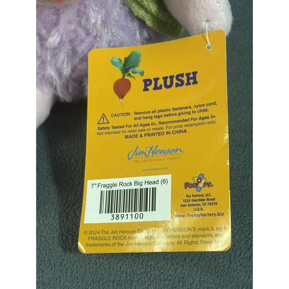 Fraggle Rock BigHead Mokey Plush 7